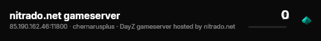 nitrado.net gameserver live status badge