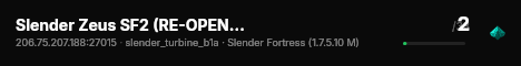 Slender Zeus SF2 (RE-OPENING) live status badge
