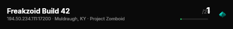 Freakzoid Build 42 live status badge