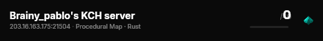 Brainy_pablo's KCH server live status badge