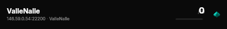 ValleNalle live status badge