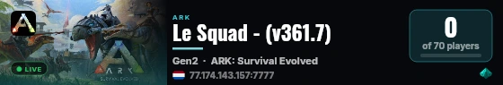 Le Squad - (v361.7) live status badge