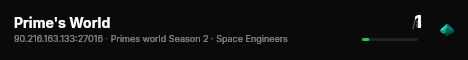 Prime's World live status badge
