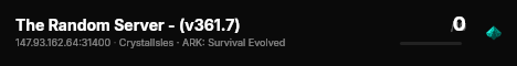The Random Server - (v361.7) live status badge