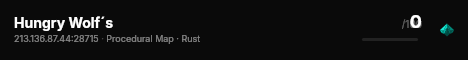 My Untitled Rust Server live status badge