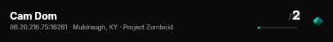 Cam Dom live status badge