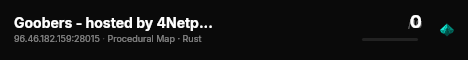 Goobers - hosted by 4Netplayers live status badge