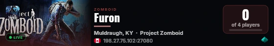 Furon live status badge
