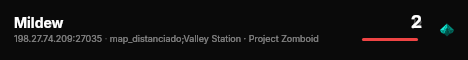 Mildew live status badge