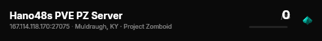 Hano48s PVE PZ Server live status badge