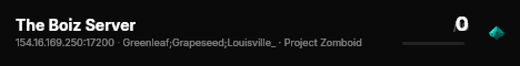 The Boiz Server live status badge