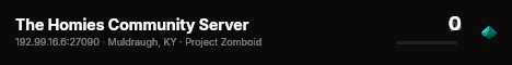 The Homies Community Server live status badge