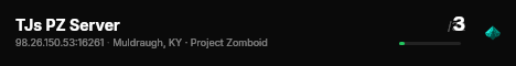 TJs PZ Server live status badge