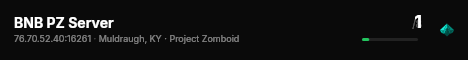 BNB PZ Server live status badge
