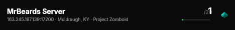 MrBeards Server live status badge