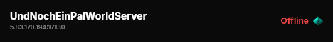 UndNochEinPalWorldServer live status badge