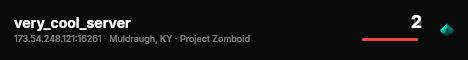 very_cool_server live status badge