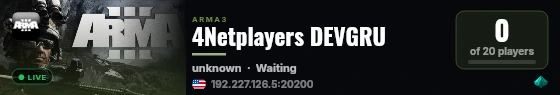 4Netplayers DEVGRU live status badge