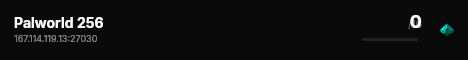 Palworld 256 live status badge