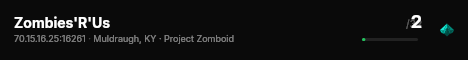 Zombies'R'Us live status badge