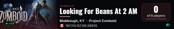 Looking For Beans At 2 AM live status badge