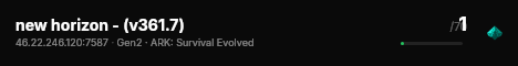 new horizon - (v361.7) live status badge