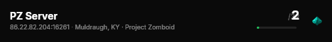 PZ Server live status badge