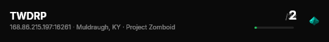 TWDRP live status badge