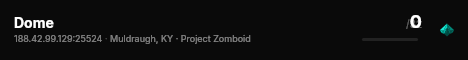 Dome live status badge