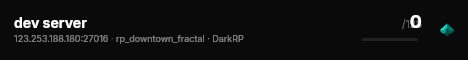 dev server live status badge
