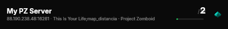 My PZ Server live status badge