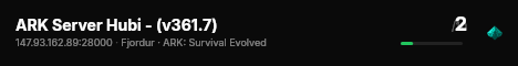 ARK Server Hubi - (v361.7) live status badge