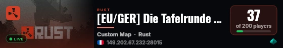[EU/GER] Die Tafelrunde Main [PVE/PVP | KOS-Zone | RaidTime] live status badge