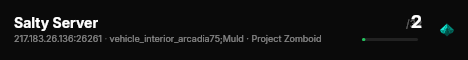 Salty Server live status badge