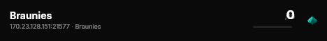 Braunies live status badge