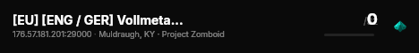 [EU] [ENG / GER] Vollmetall [PVE - RP], beginner friendly live status badge