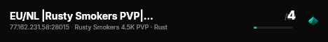 EU/NL |Rusty Smokers PVP| 30x&3x/Offline Raid Protection/SkinBo live status badge