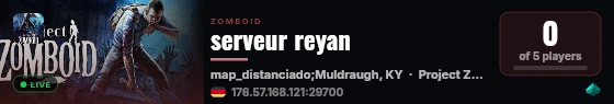 serveur reyan live status badge