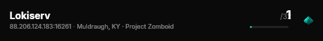 Lokiserv live status badge