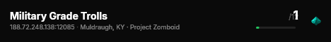 Military Grade Trolls live status badge