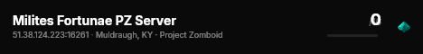 Milites Fortunae PZ Server live status badge