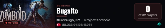 Bugalto live status badge