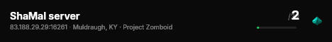 ShaMal server live status badge