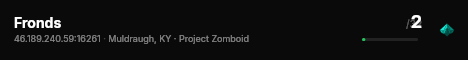 Fronds live status badge