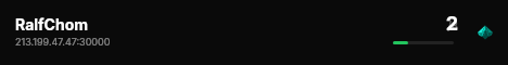 RalfChom live status badge