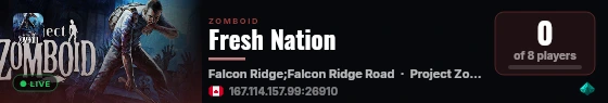 Fresh Nation live status badge