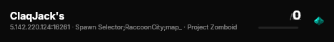 ClaqJack's live status badge