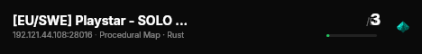 [EU/SWE] Playstar - SOLO - X2 live status badge