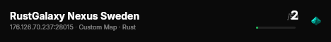 RustGalaxy Nexus Sweden live status badge
