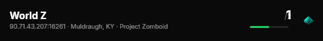 World Z live status badge